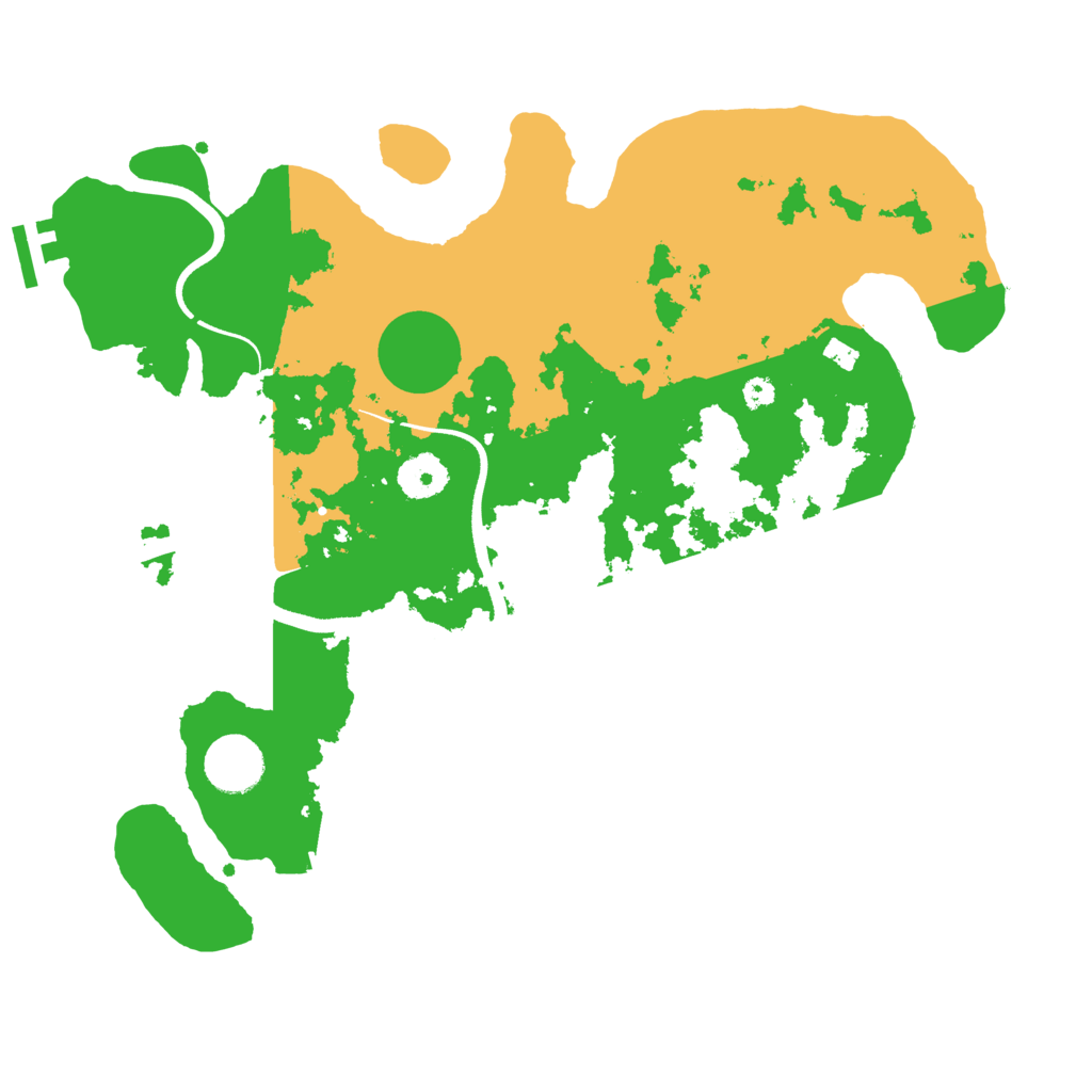 Biome Rust Map: Procedural Map, Size: 3500, Seed: 2019964447