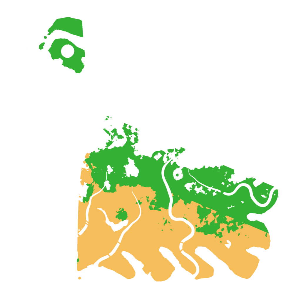 Biome Rust Map: Procedural Map, Size: 4250, Seed: 279142694