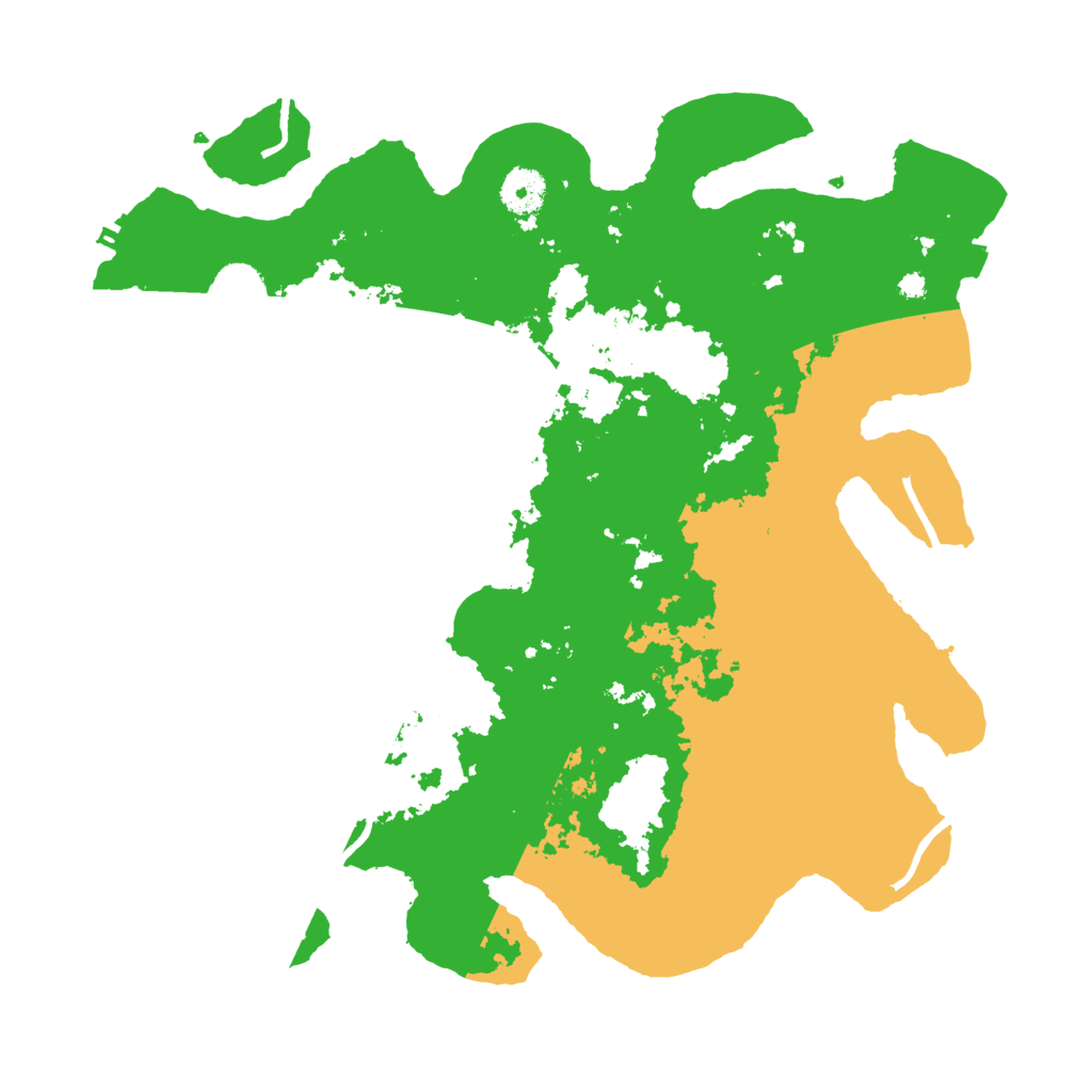 Biome Rust Map: Procedural Map, Size: 3800, Seed: 160681