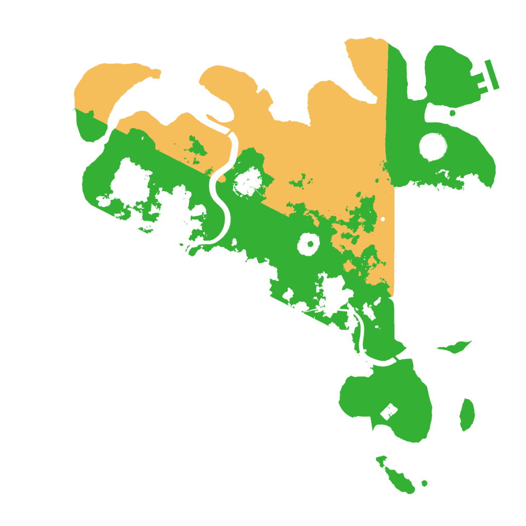 Biome Rust Map: Procedural Map, Size: 3500, Seed: 2073842765