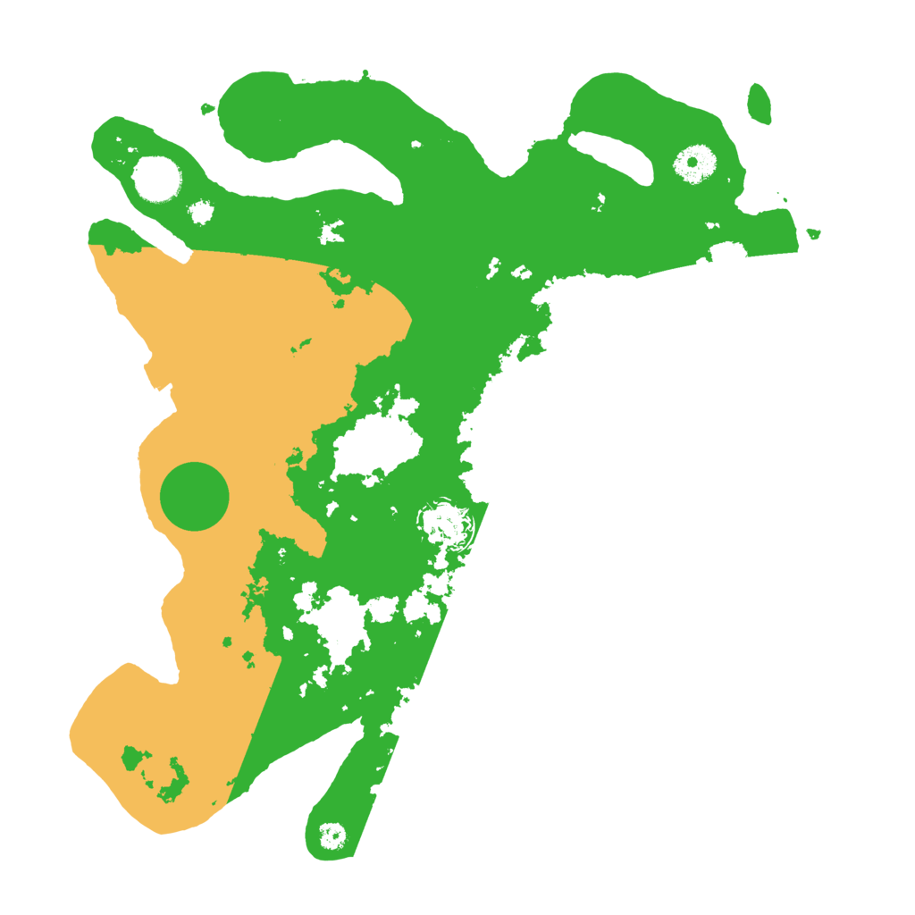 Biome Rust Map: Procedural Map, Size: 3500, Seed: 1601916378