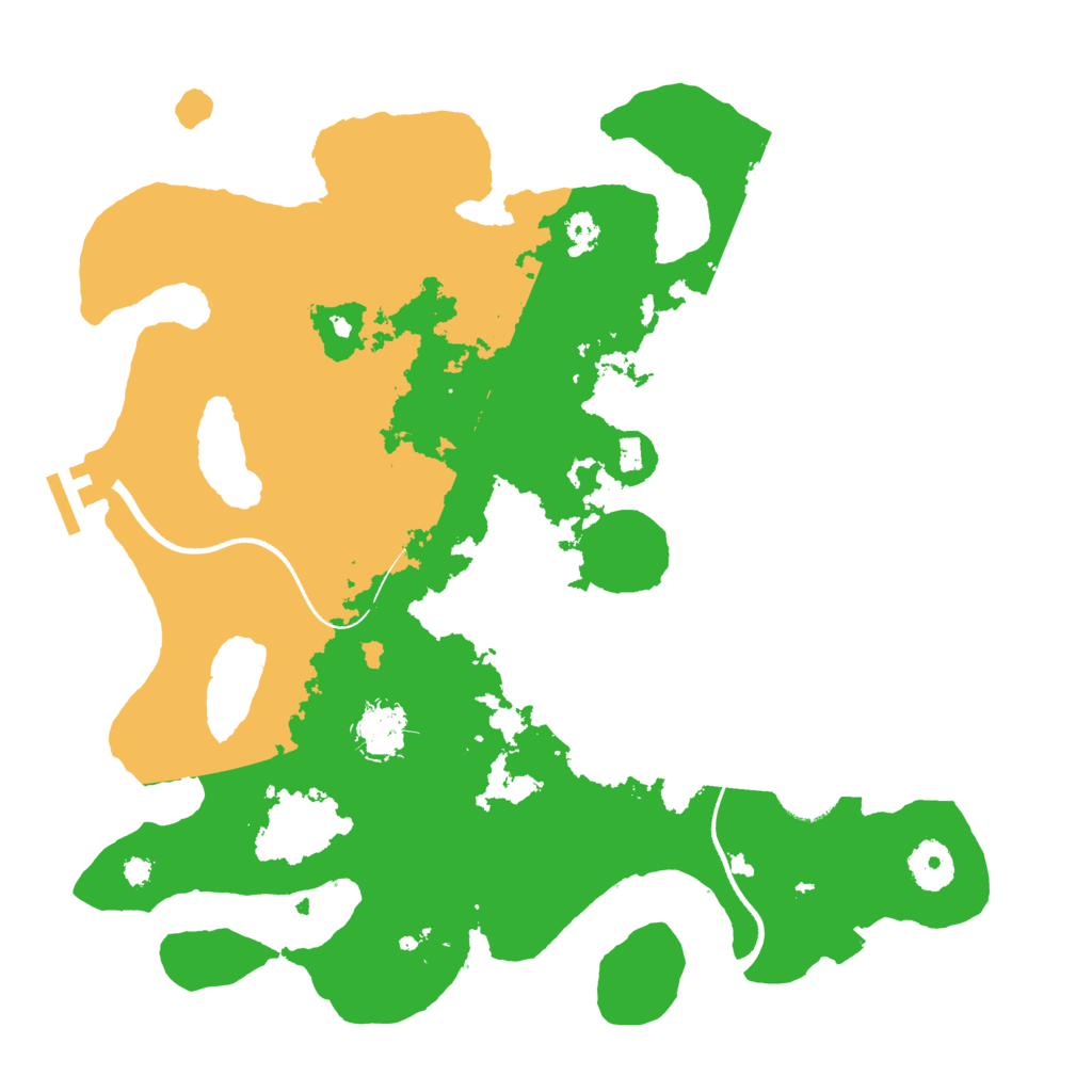 Biome Rust Map: Procedural Map, Size: 3500, Seed: 1930769964