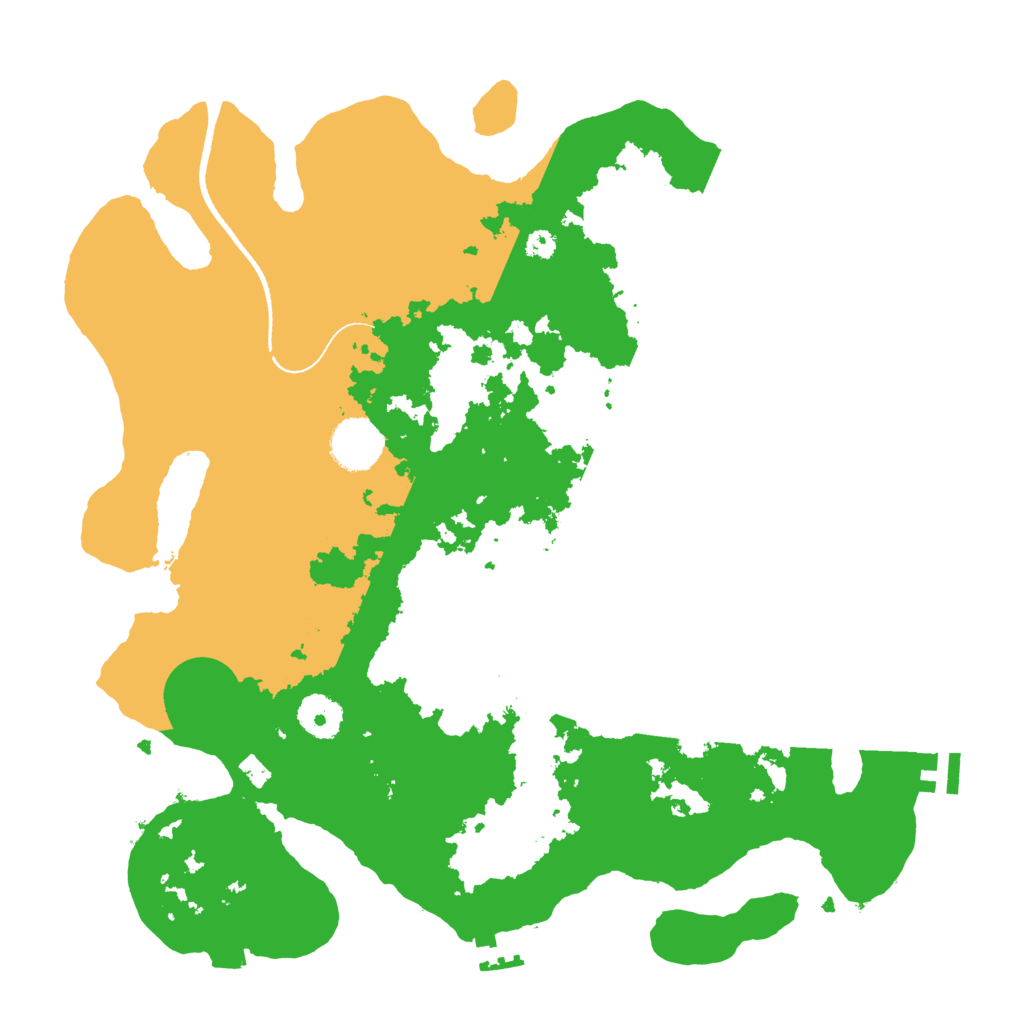 Biome Rust Map: Procedural Map, Size: 3500, Seed: 223758298