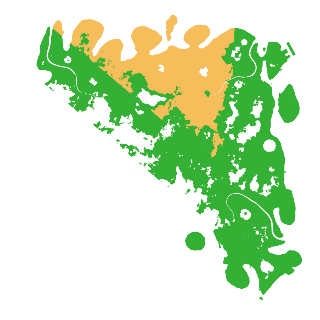 Biome Rust Map: Procedural Map, Size: 4500, Seed: 1694