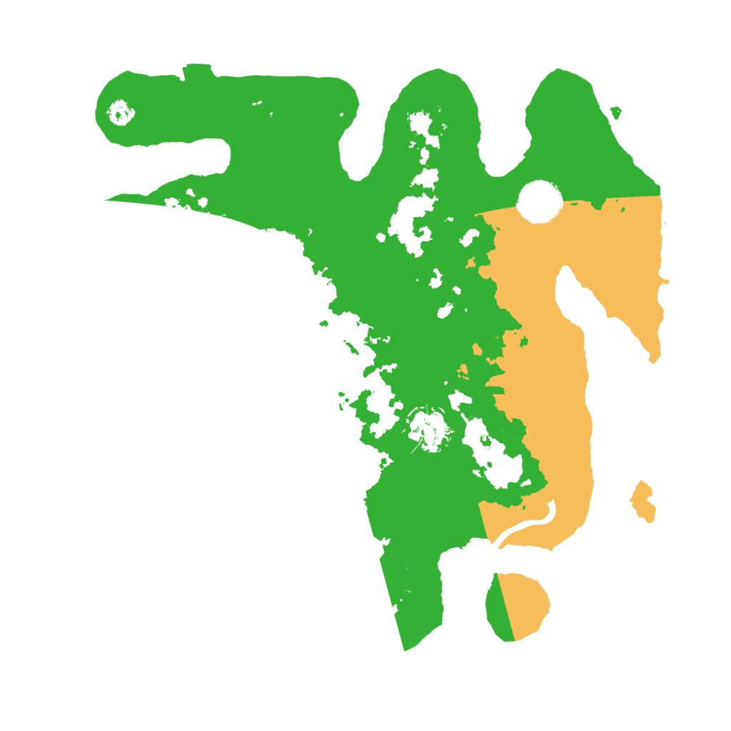 Biome Rust Map: Procedural Map, Size: 3000, Seed: 521658802