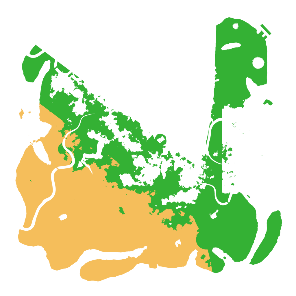 Biome Rust Map: Procedural Map, Size: 4500, Seed: 1390128189