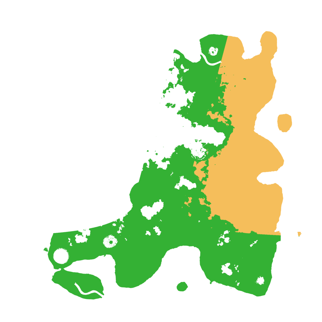 Biome Rust Map: Procedural Map, Size: 3700, Seed: 1761414833