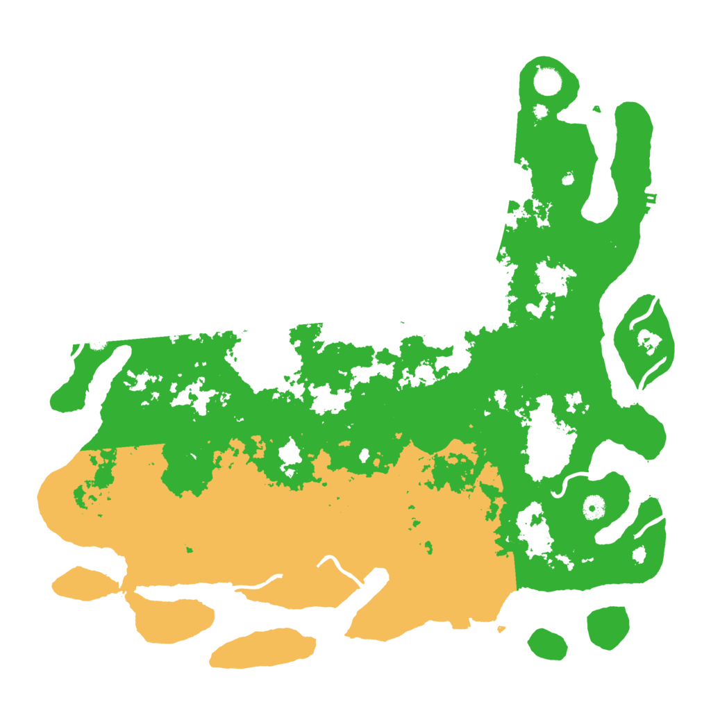 Biome Rust Map: Procedural Map, Size: 4500, Seed: 784303095