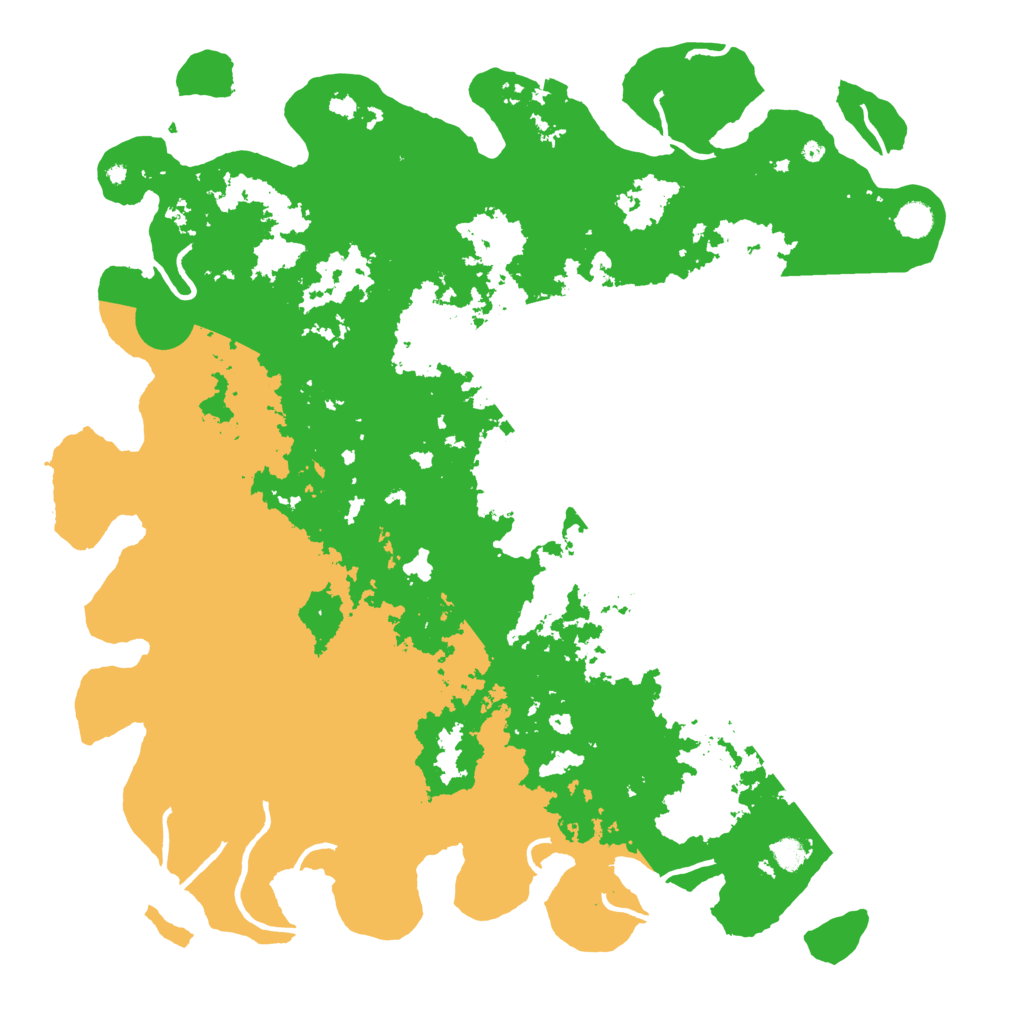 Biome Rust Map: Procedural Map, Size: 5000, Seed: 53358921