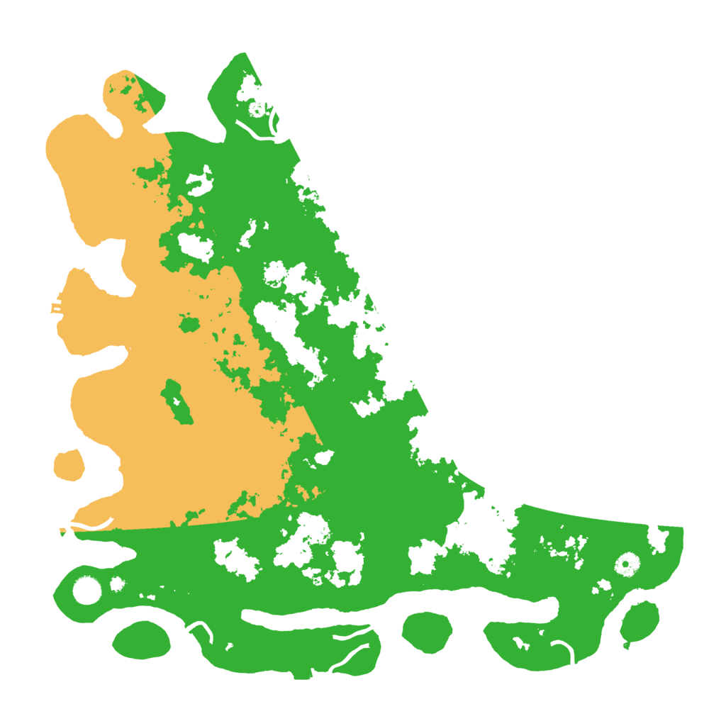 Biome Rust Map: Procedural Map, Size: 4500, Seed: 1936723409