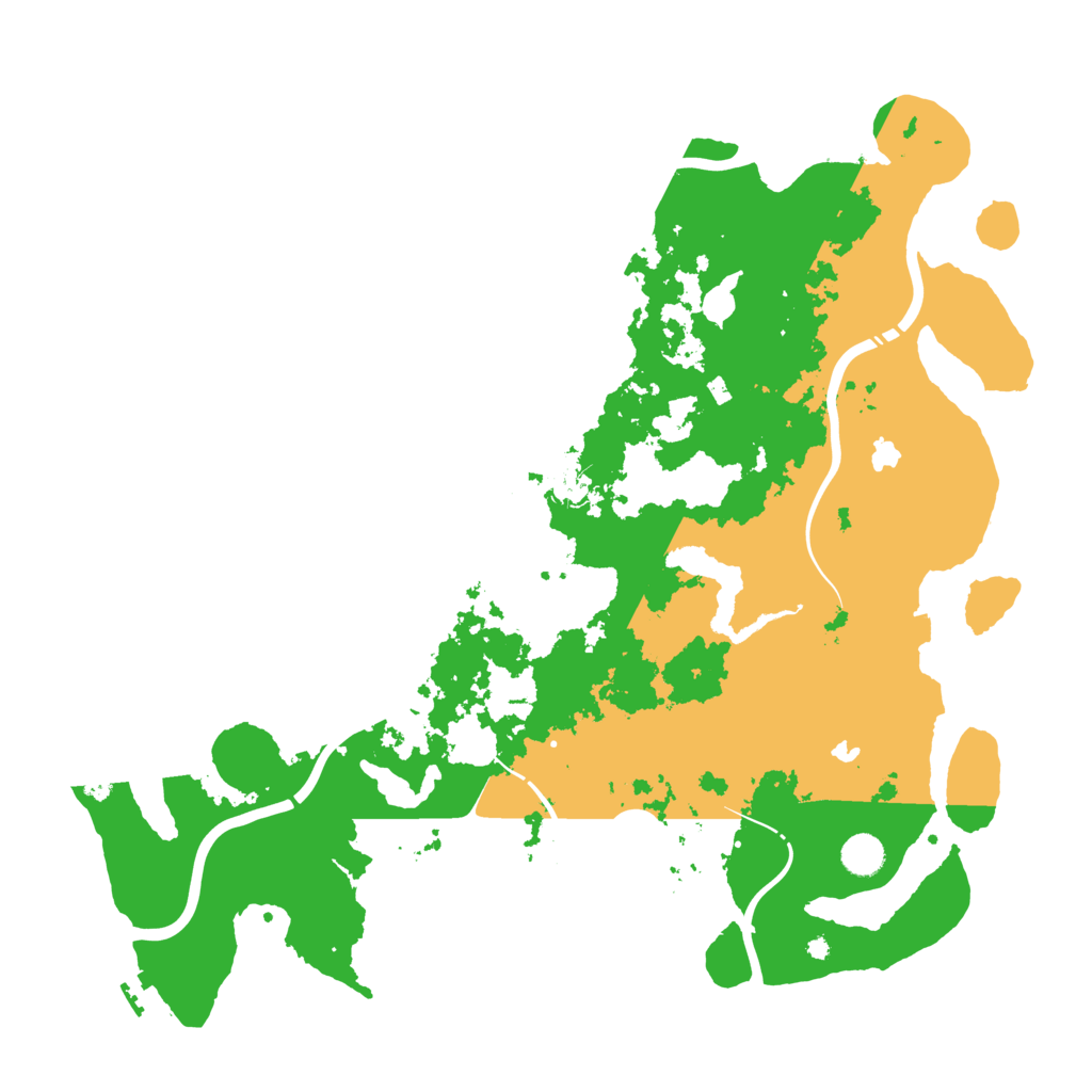 Biome Rust Map: Procedural Map, Size: 4500, Seed: 136