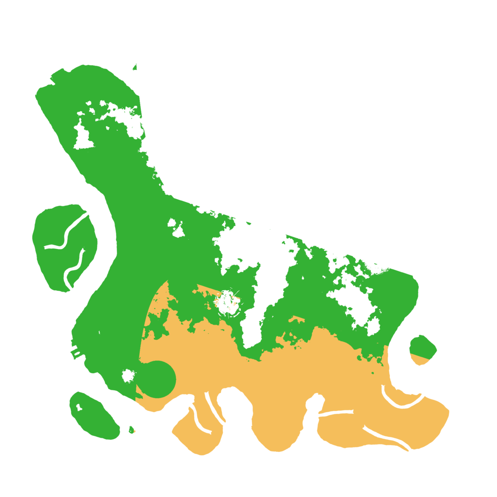 Biome Rust Map: Procedural Map, Size: 3500, Seed: 108674069