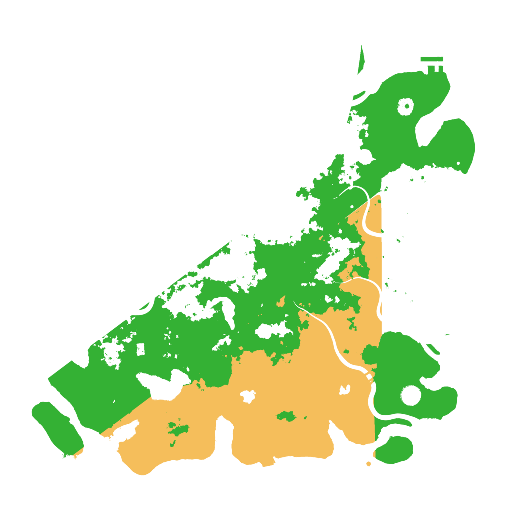 Biome Rust Map: Procedural Map, Size: 4500, Seed: 2042806513