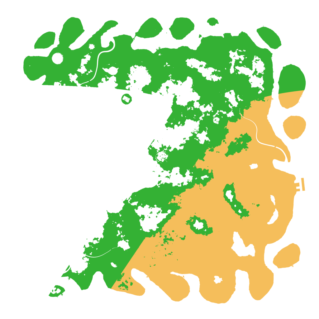 Biome Rust Map: Procedural Map, Size: 5000, Seed: 1739363972