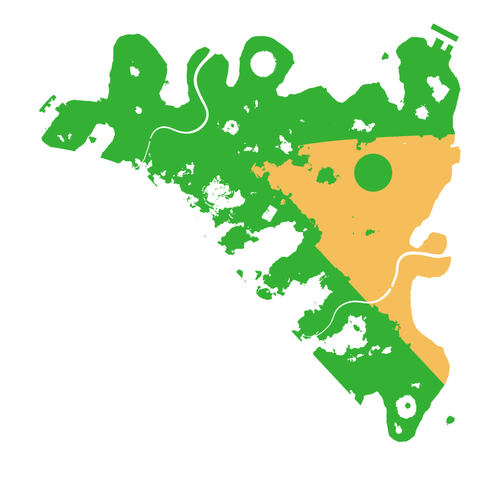 Biome Rust Map: Procedural Map, Size: 3500, Seed: 2005889364