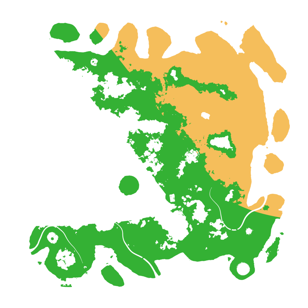 Biome Rust Map: Procedural Map, Size: 4250, Seed: 998053