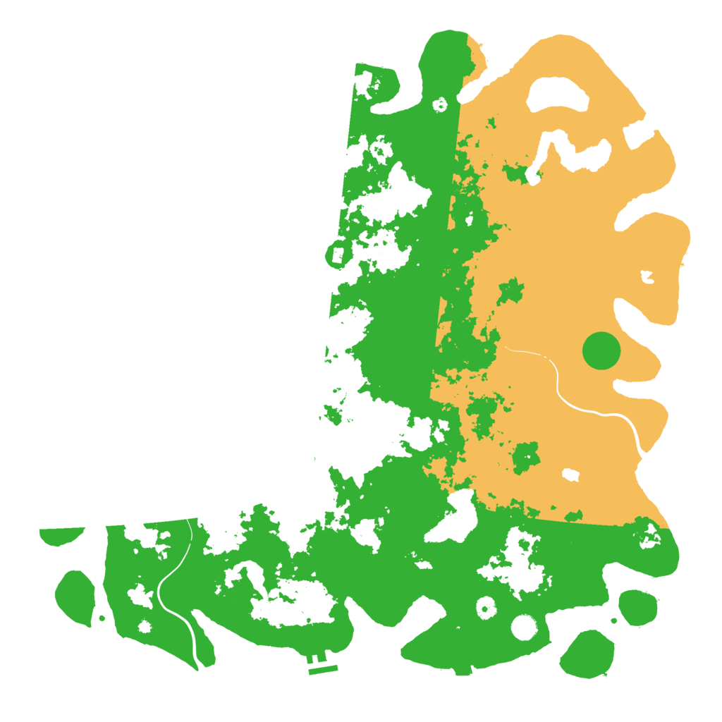 Biome Rust Map: Procedural Map, Size: 5000, Seed: 115252400