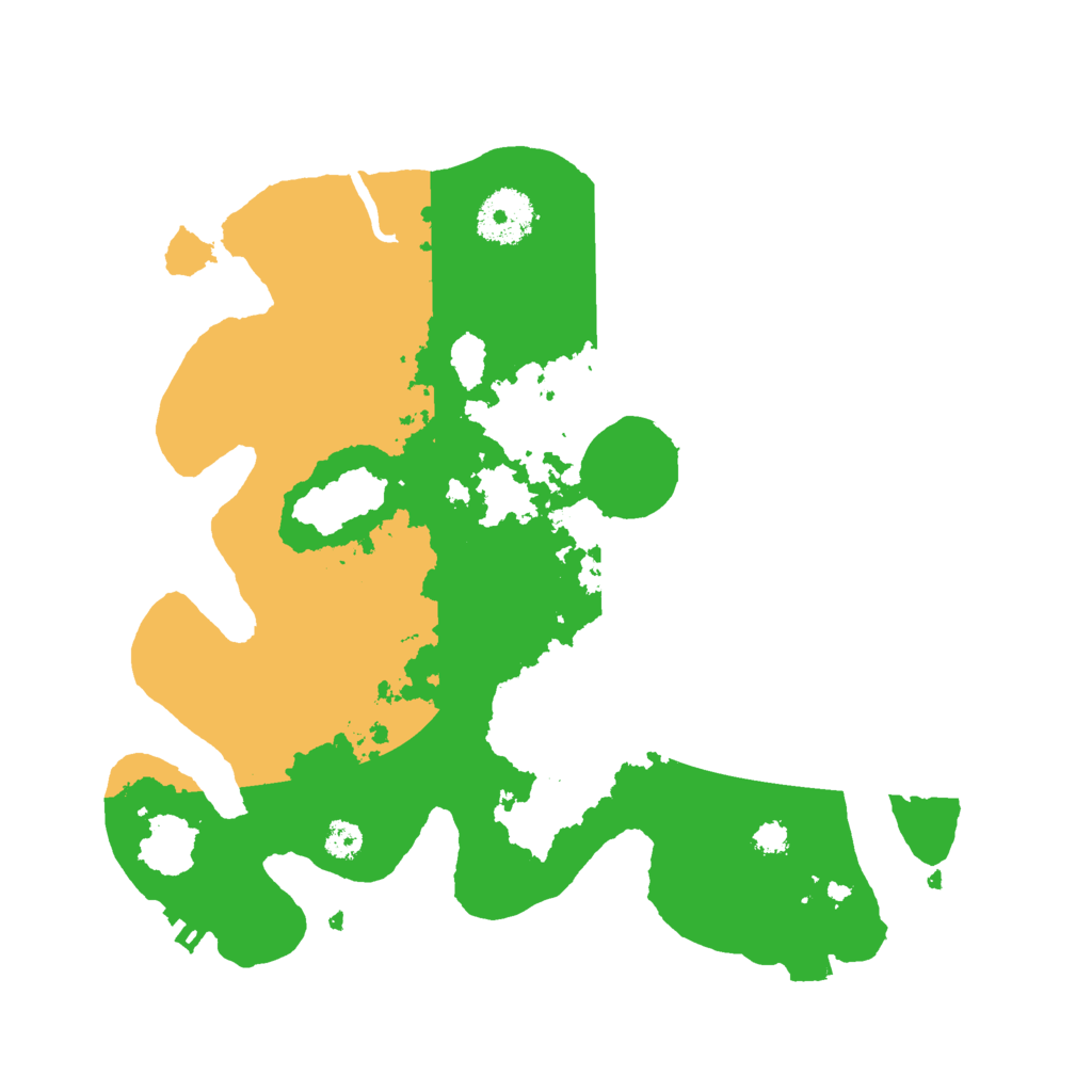 Biome Rust Map: Procedural Map, Size: 3000, Seed: 561207