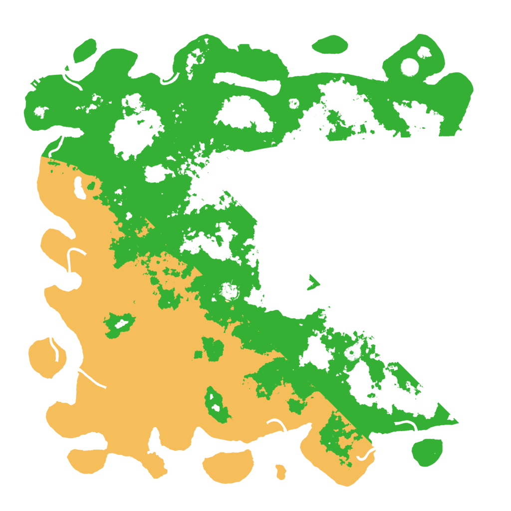 Biome Rust Map: Procedural Map, Size: 5000, Seed: 738256445