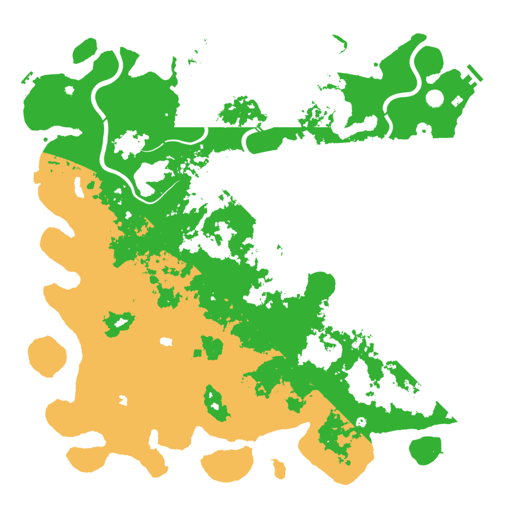 Biome Rust Map: Procedural Map, Size: 5000, Seed: 738256445