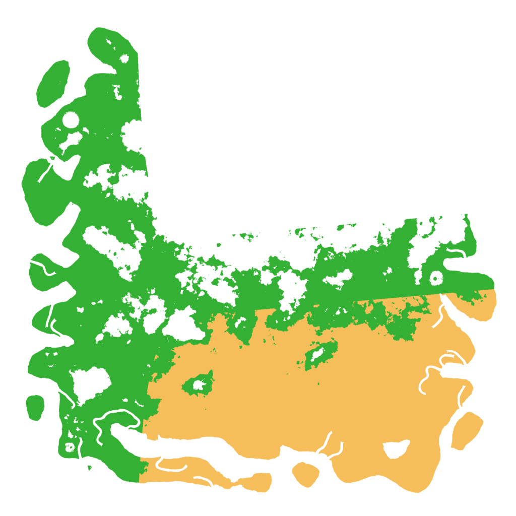 Biome Rust Map: Procedural Map, Size: 5500, Seed: 810514