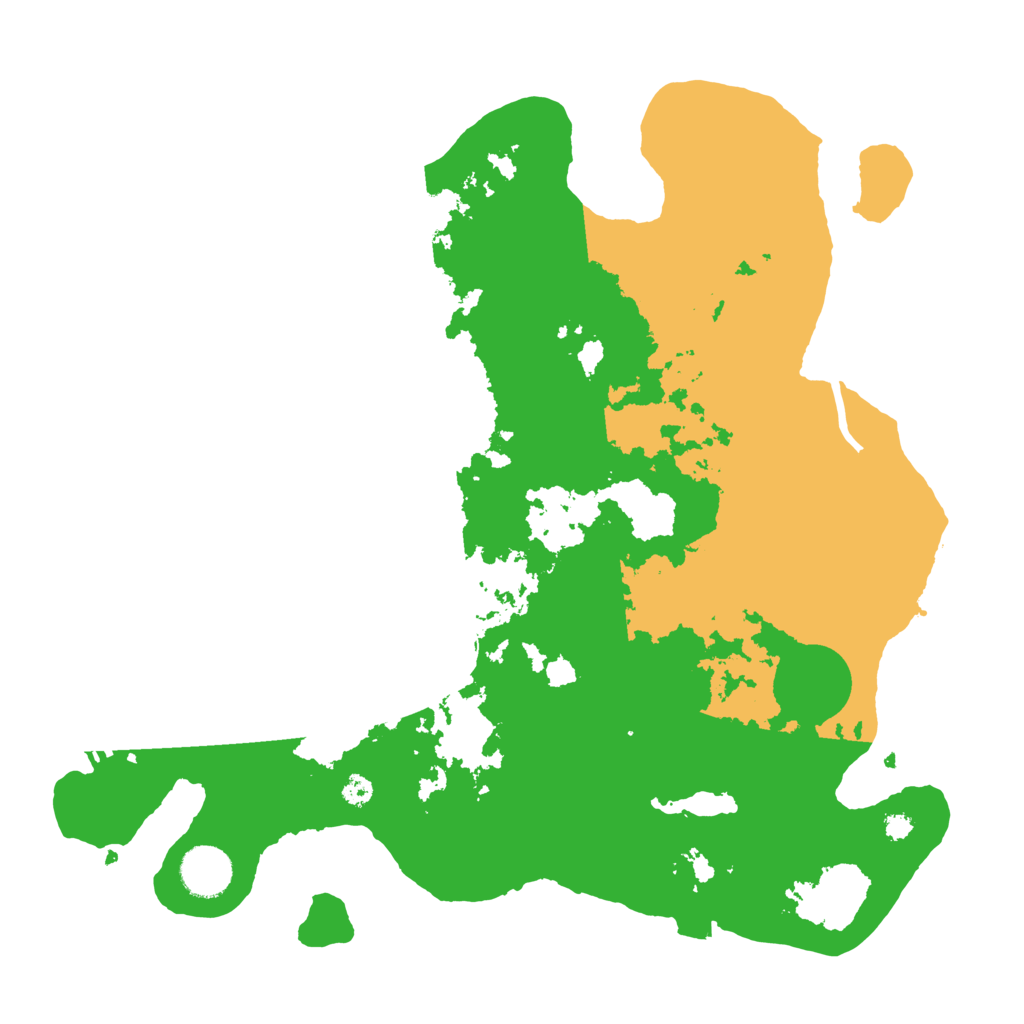 Biome Rust Map: Procedural Map, Size: 3500, Seed: 351504208