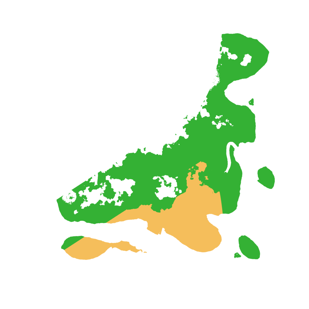 Biome Rust Map: Procedural Map, Size: 2400, Seed: 1671186825