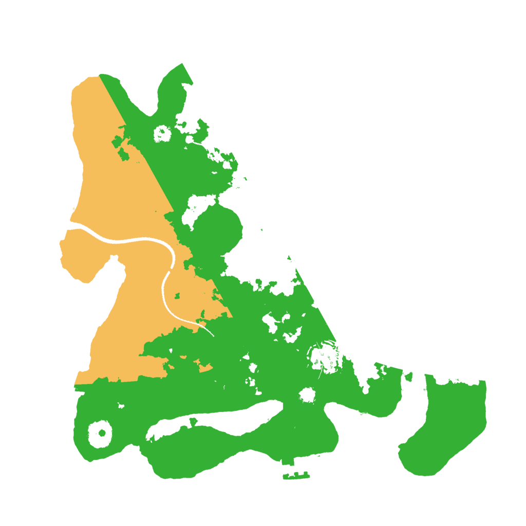 Biome Rust Map: Procedural Map, Size: 3000, Seed: 29311