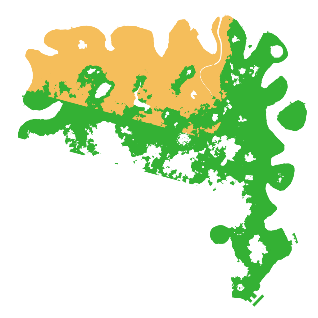 Biome Rust Map: Procedural Map, Size: 4500, Seed: 1269973425