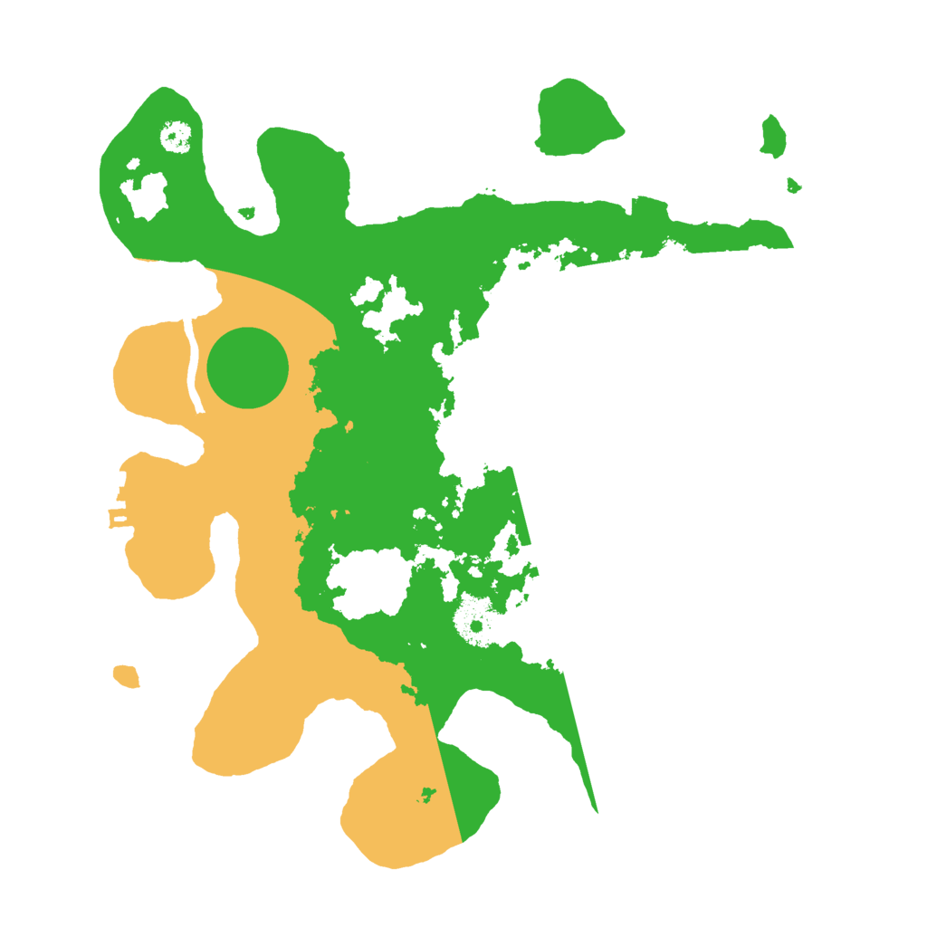 Biome Rust Map: Procedural Map, Size: 3000, Seed: 554264765