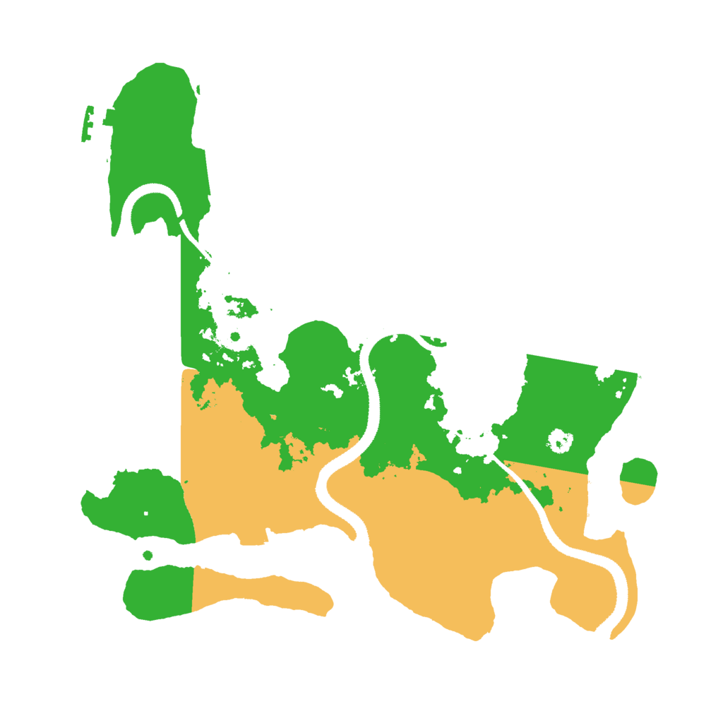 Biome Rust Map: Procedural Map, Size: 3000, Seed: 774744594