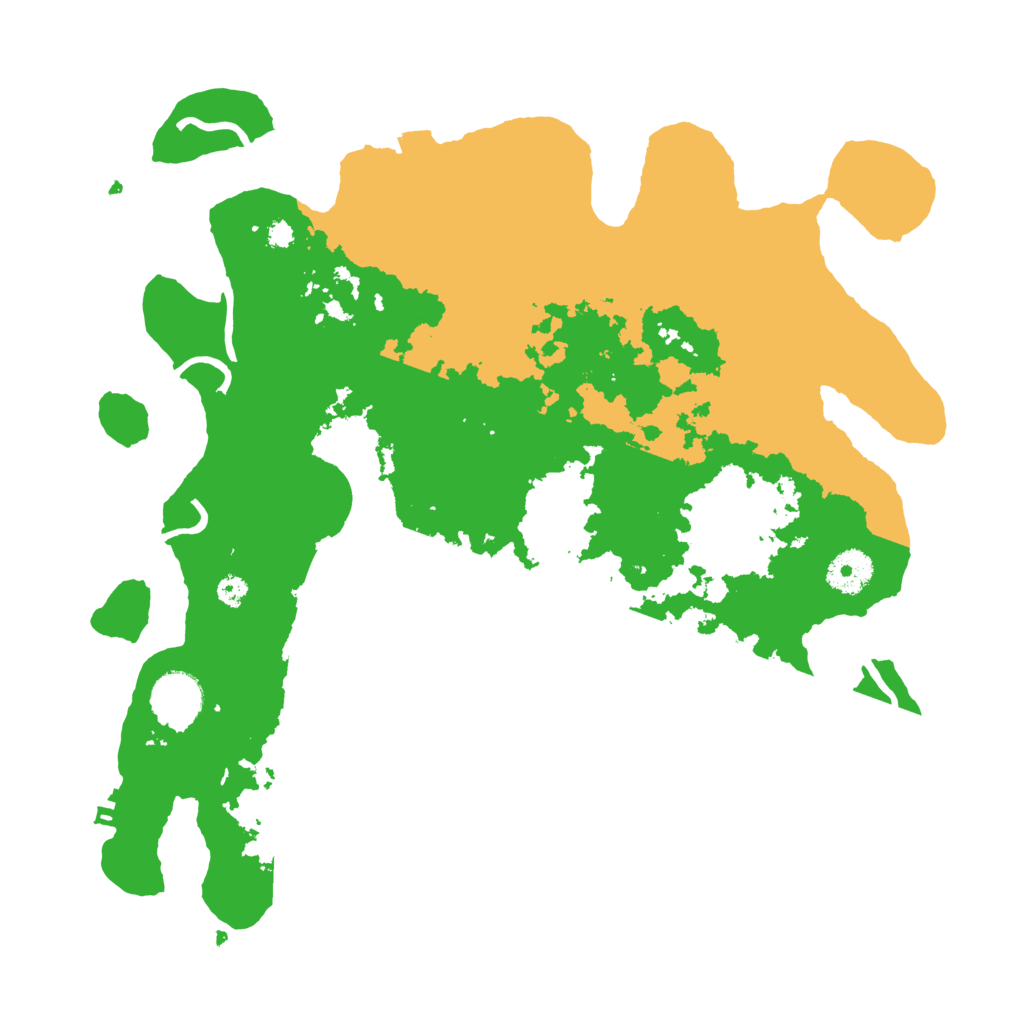 Biome Rust Map: Procedural Map, Size: 3500, Seed: 475214617