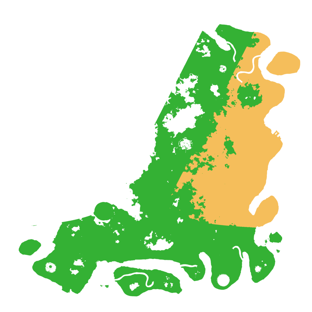 Biome Rust Map: Procedural Map, Size: 4500, Seed: 83123