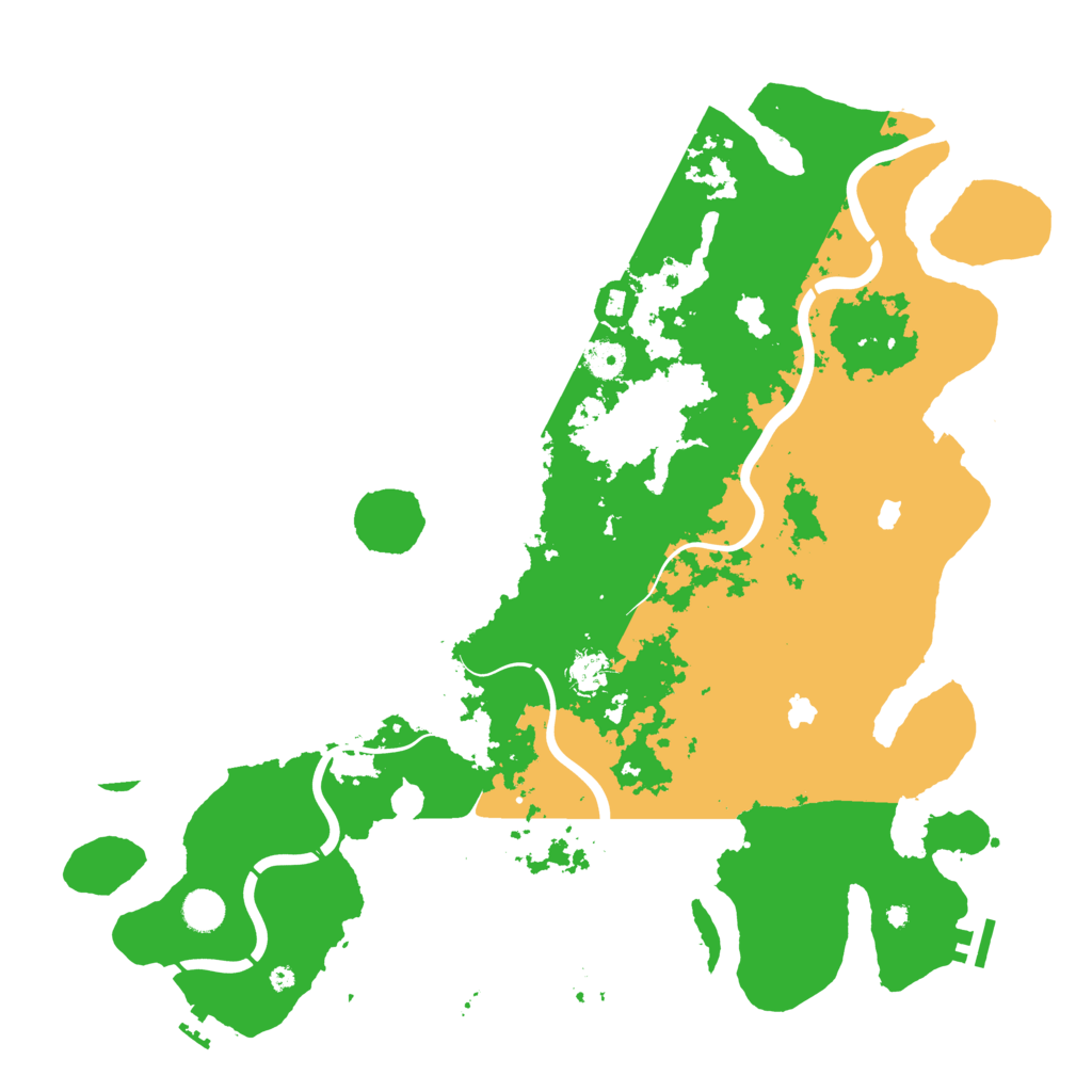 Biome Rust Map: Procedural Map, Size: 4500, Seed: 83123