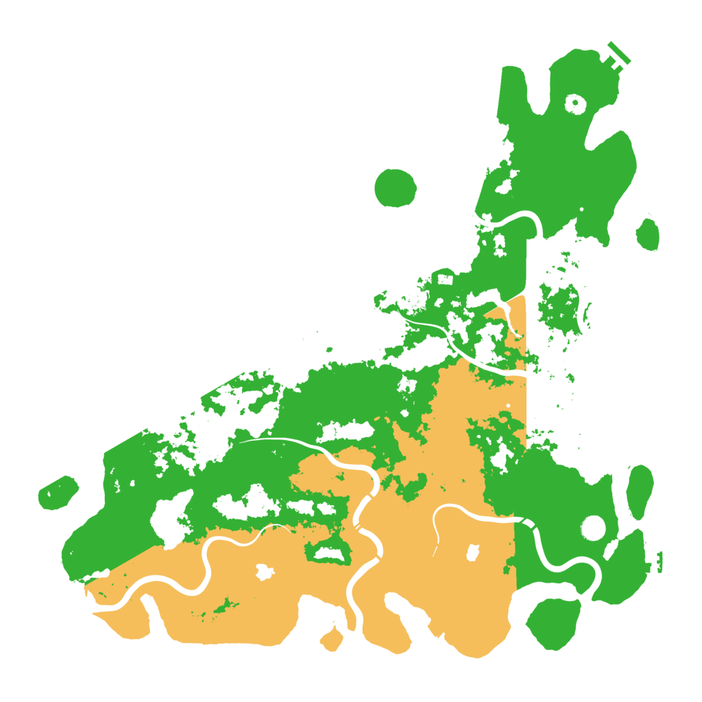 Biome Rust Map: Procedural Map, Size: 5000, Seed: 930678923