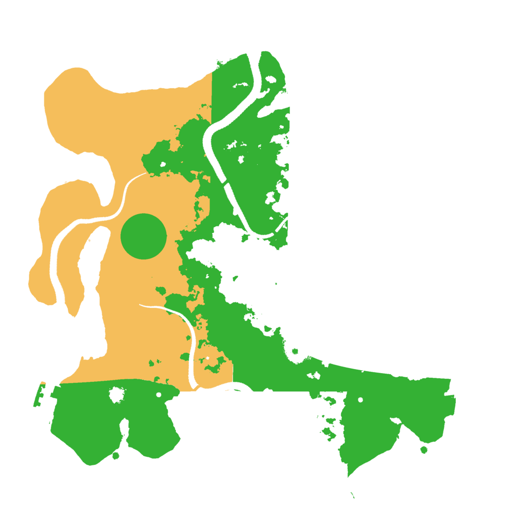 Biome Rust Map: Procedural Map, Size: 3000, Seed: 1702070454