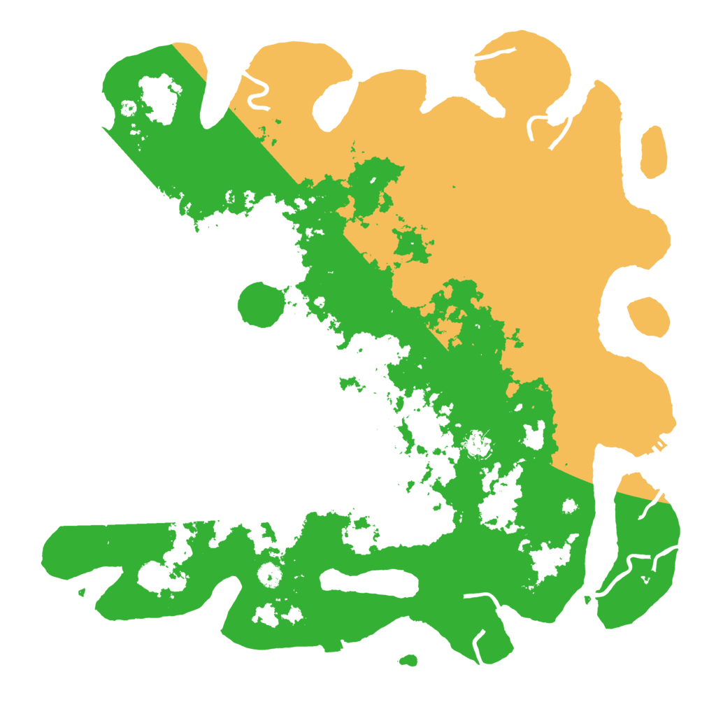 Biome Rust Map: Procedural Map, Size: 4500, Seed: 425238361