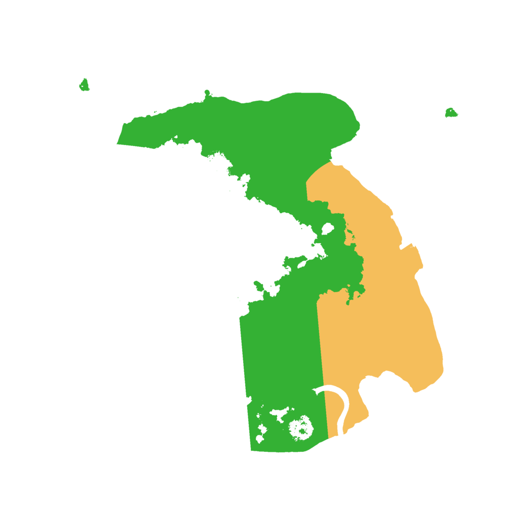 Biome Rust Map: Procedural Map, Size: 2250, Seed: 481263