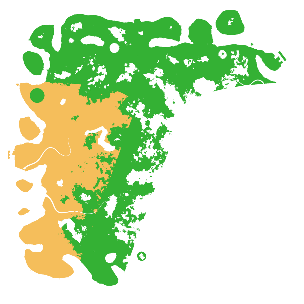 Biome Rust Map: Procedural Map, Size: 5500, Seed: 632086724
