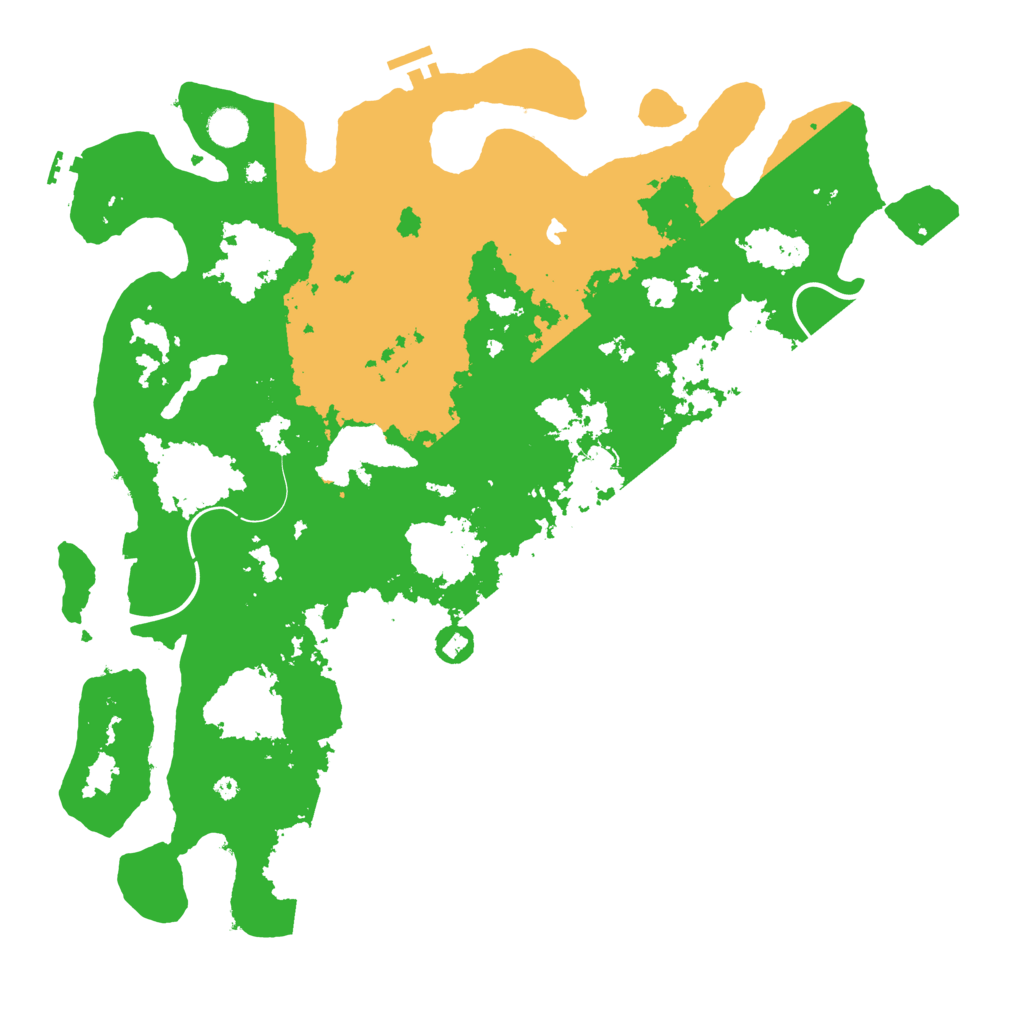 Biome Rust Map: Procedural Map, Size: 4500, Seed: 58324