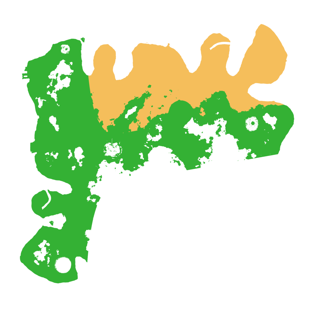 Biome Rust Map: Procedural Map, Size: 3500, Seed: 117348593