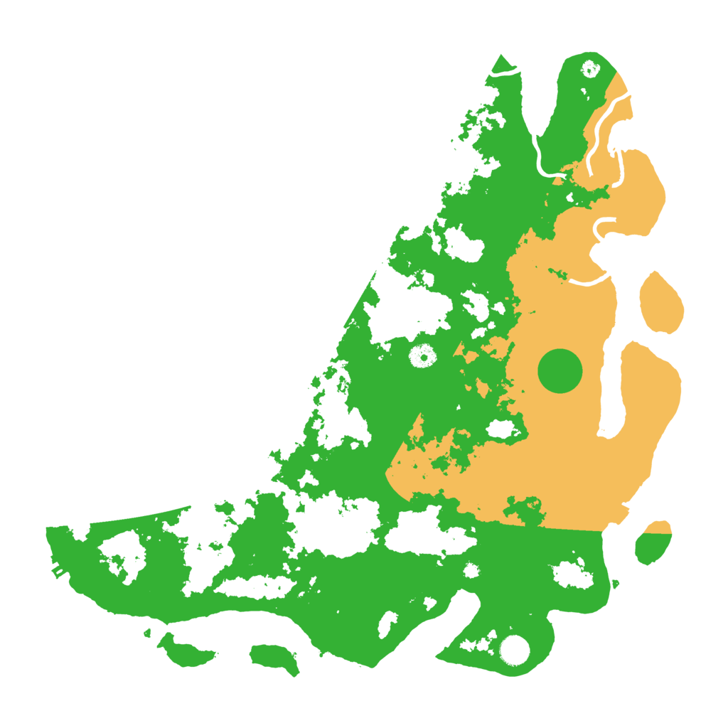 Biome Rust Map: Procedural Map, Size: 4300, Seed: 1092023