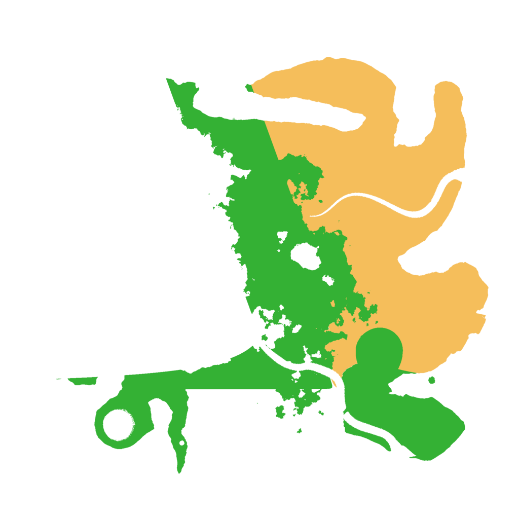 Biome Rust Map: Procedural Map, Size: 3000, Seed: 15360