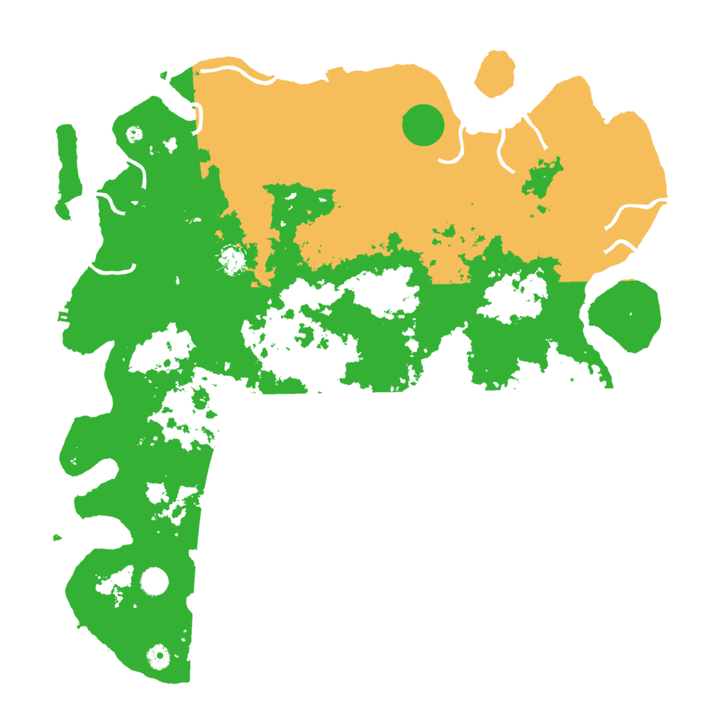Biome Rust Map: Procedural Map, Size: 4500, Seed: 1551605482