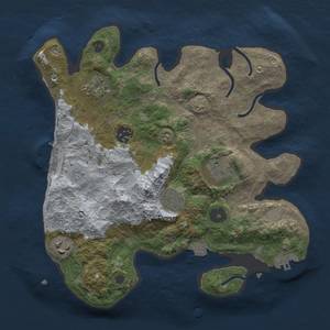 Thumbnail Rust Map: Procedural Map, Size: 3000, Seed: 768205, 12 Monuments