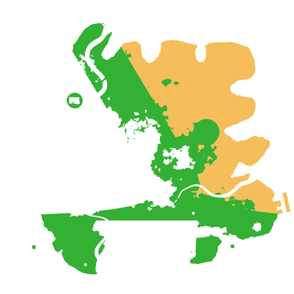 Biome Rust Map: Procedural Map, Size: 3000, Seed: 768205