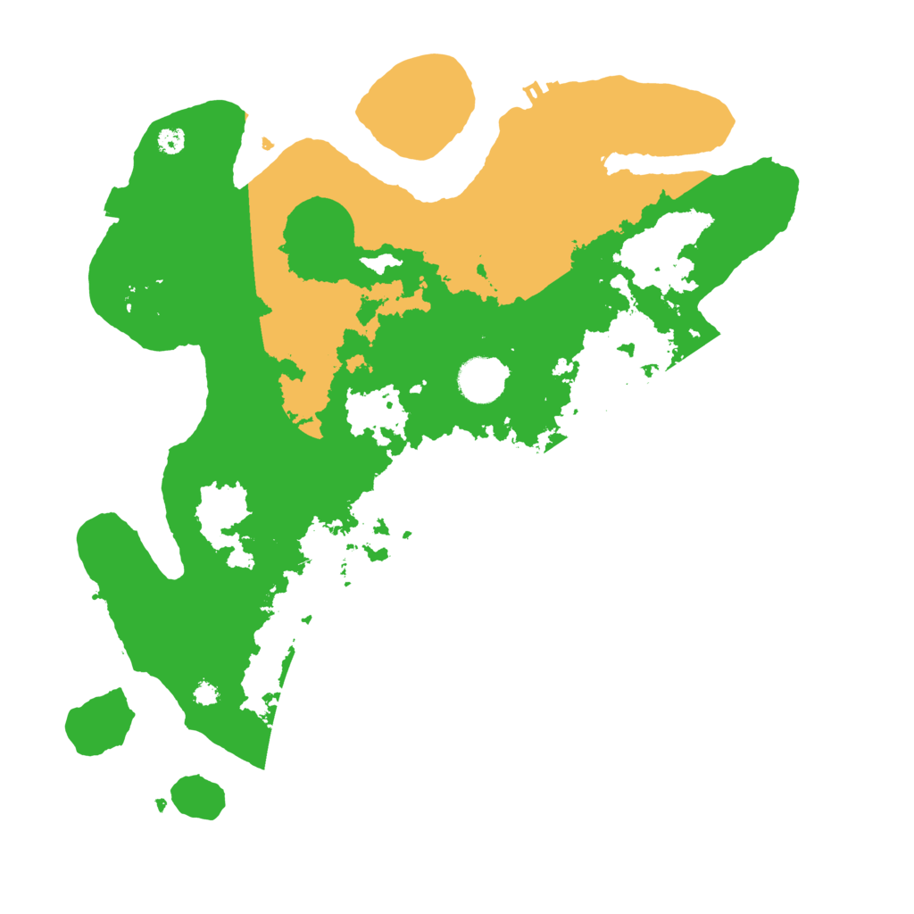 Biome Rust Map: Procedural Map, Size: 3500, Seed: 888965379