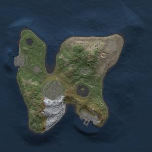 Thumbnail Rust Map: Procedural Map, Size: 1800, Seed: 44668899, 6 Monuments