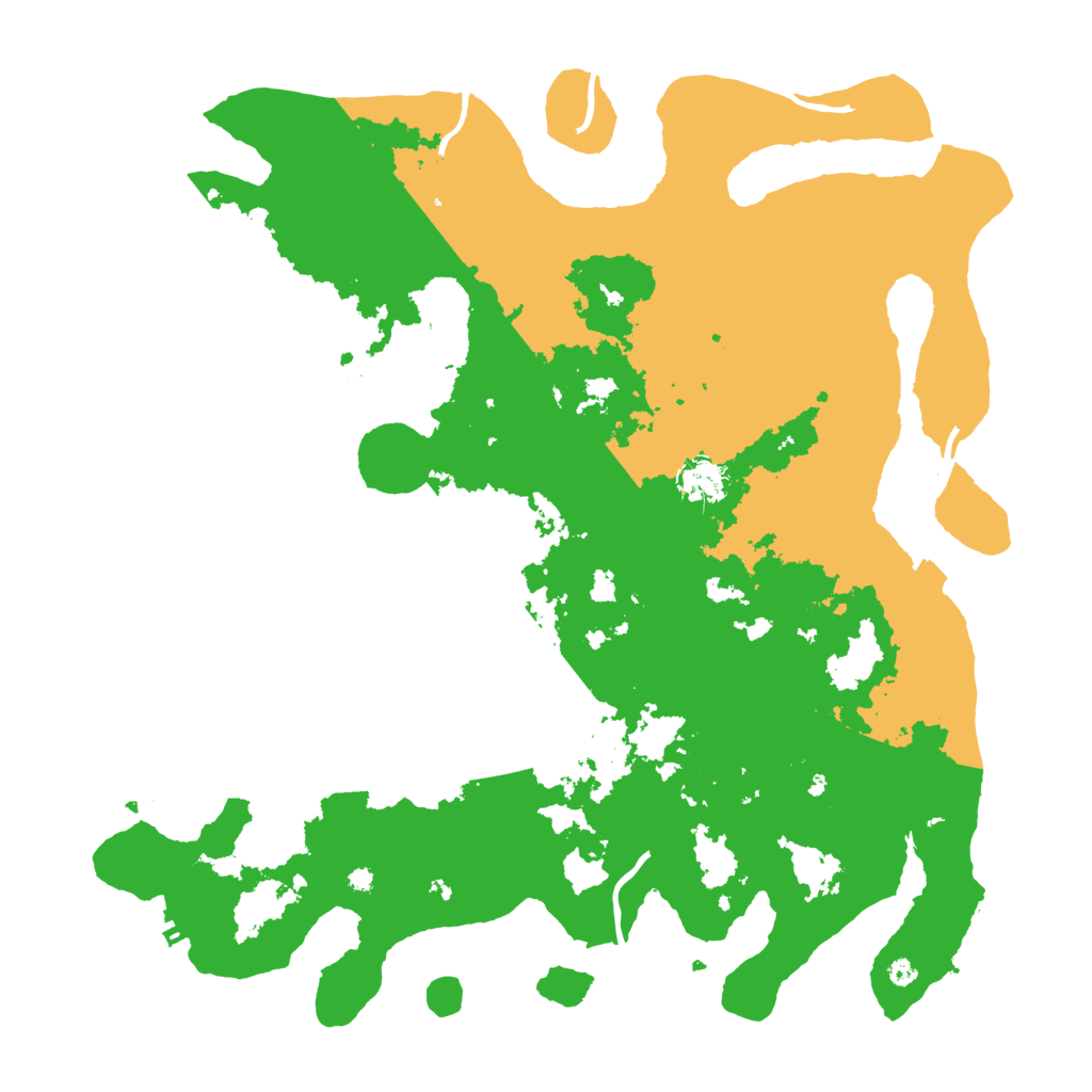 Biome Rust Map: Procedural Map, Size: 4096, Seed: 1217195
