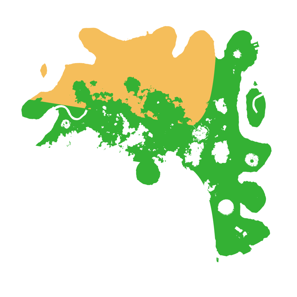 Biome Rust Map: Procedural Map, Size: 3400, Seed: 40481498